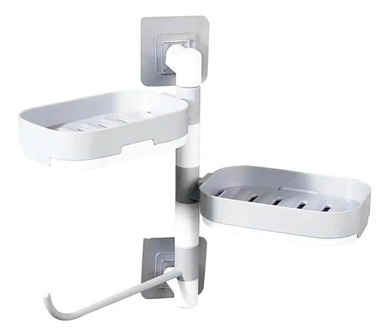 ORGANIZADOR DE PARED GIRATORIO PARA DUCHA Y BAÑO MULTIUSO - 1