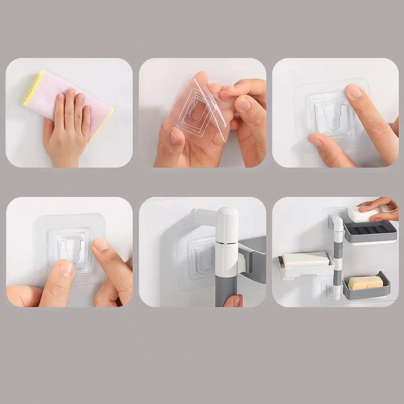 ORGANIZADOR DE PARED GIRATORIO PARA DUCHA Y BAÑO MULTIUSO - 2
