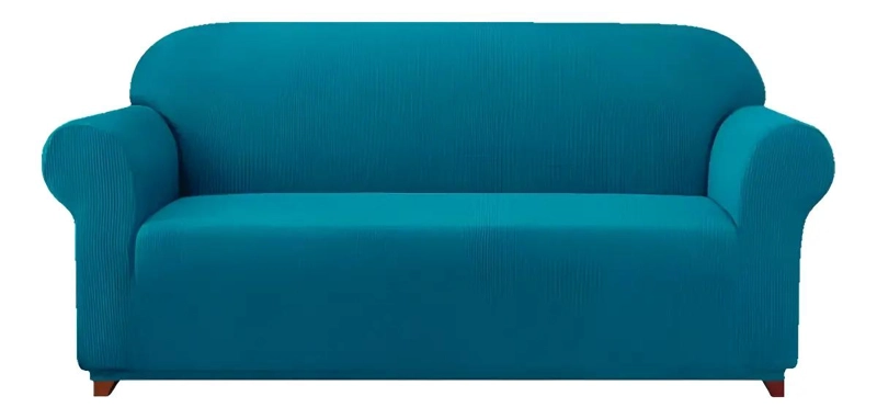 FUNDA PROTECTORA PARA SOFA CUADRILLE DE 2 CUERPOS COLOR CALIPSO - 1