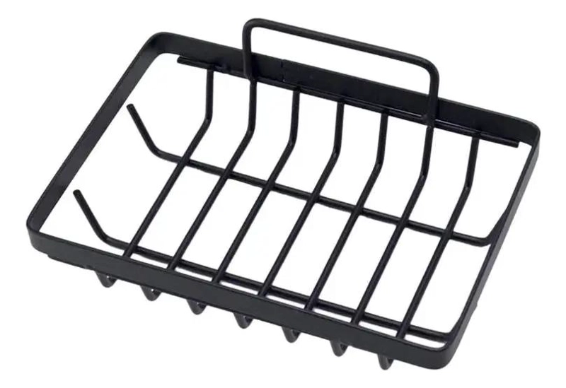 SOPORTE DE HIERRO PARA BAÑO CON 3 ESTANTES SIN TALADRAR - 1