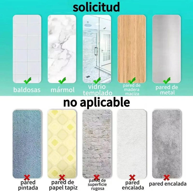 SOPORTE DE HIERRO PARA BAÑO CON 3 ESTANTES SIN TALADRAR - 10