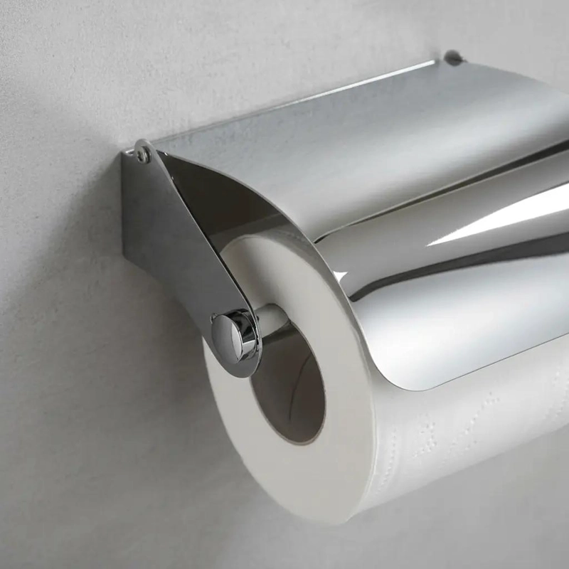 SOPORTE DE PAPEL HIGIE NICO ORGANIZADOR DE BAÑO EN ACERO INOXIDABLE - 3