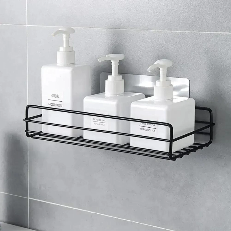 ORGANIZADOR DE PARED DE ACERO INOXIDABLE PARA BAÑO Y COCINA - 1