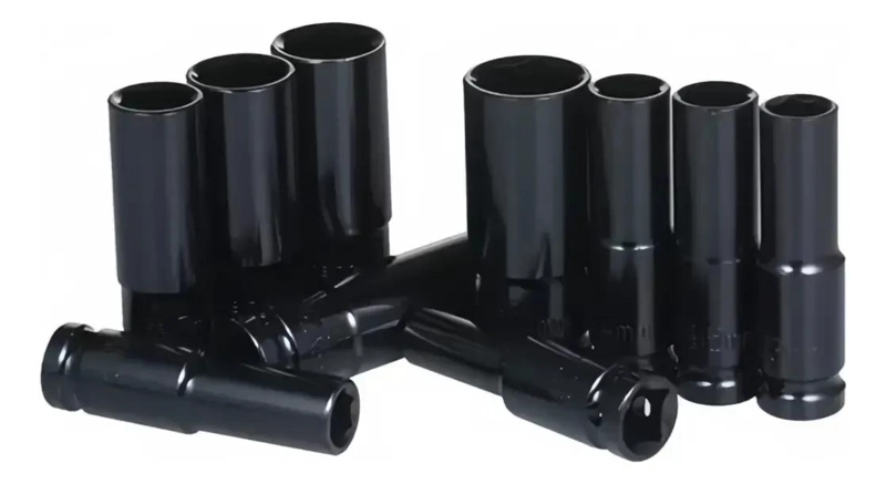 SET DE 10 DADOS DE IMPACTO 1/2 ACERO AL CARBON 8-17MM - 2