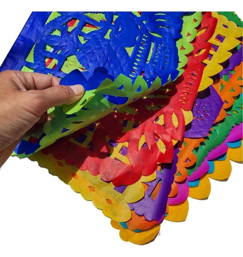 BANDERINES DE PAPEL SEDA MEXICANOS PARA CELEBRACIONES - 2