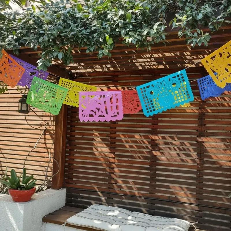BANDERINES DE PAPEL SEDA MEXICANOS PARA CELEBRACIONES - 4