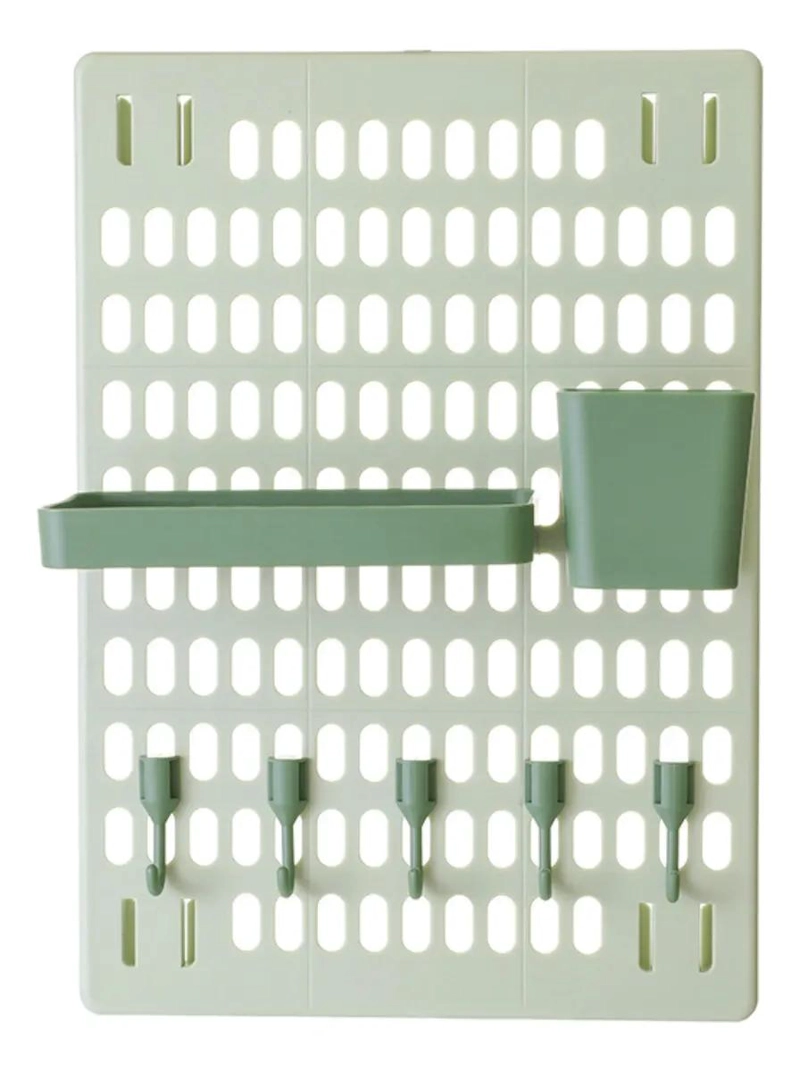 ORGANIZADOR DE PARED MULTIUSOS SIN TALADRO PARA BAÑO Y COCINA - 2