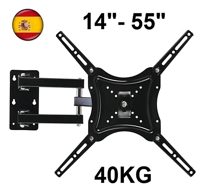 SOPORTE PARA TV LED Y LCD DE 14 A 55 PULGADAS CON BRAZO ARTICULADO - 6