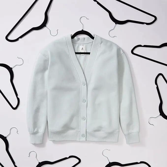 SET DE 30 COLGADORES DE ROPA DE TERCIOPELO ANTIDESLIZANTE - 3