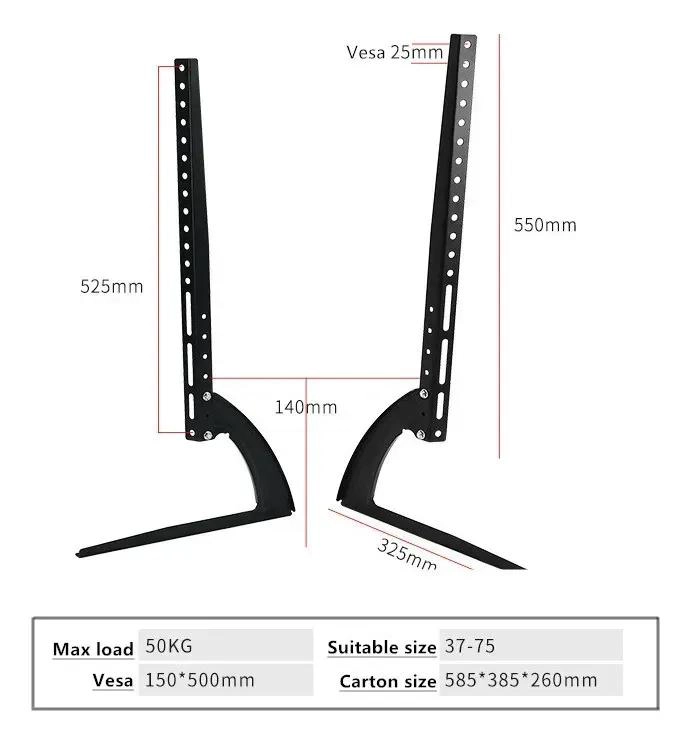 SOPORTE DE MESA PARA TELEVISORES DE 37 A 75 PULGADAS - 8