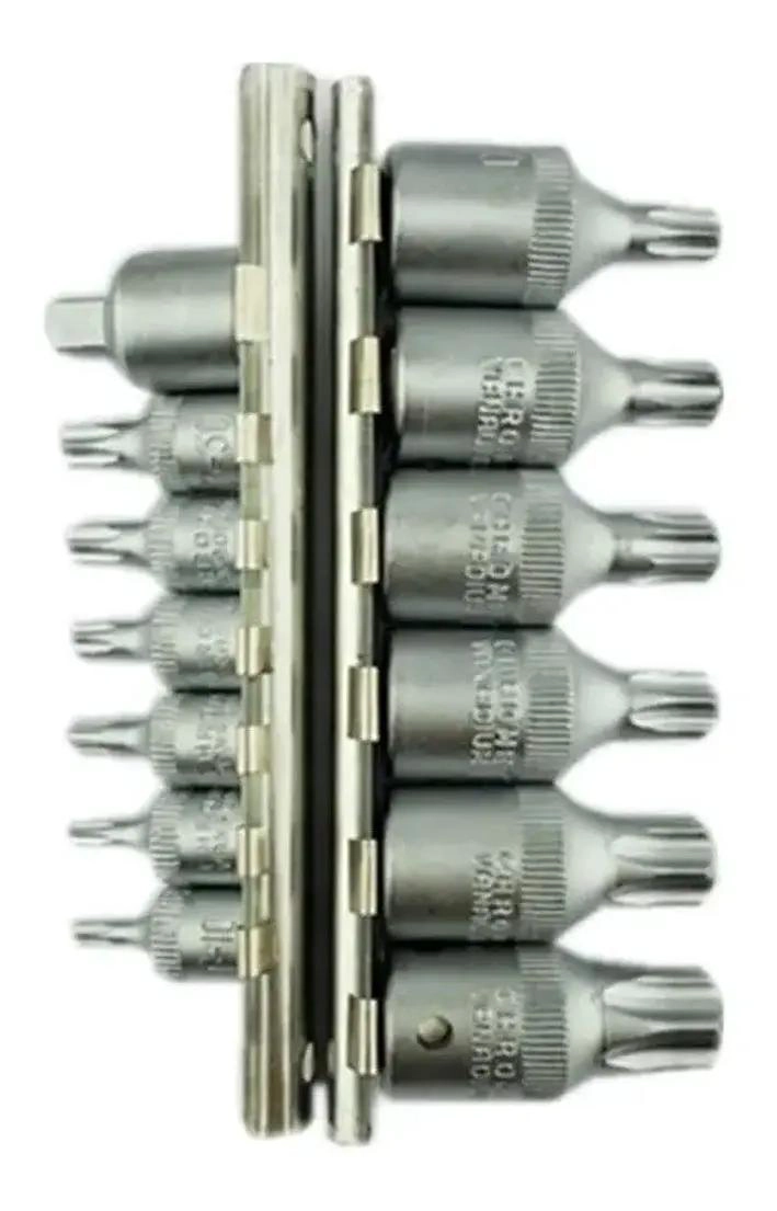 KIT DE DADOS ESTRELLA MACHO 15 PIEZAS PARA HERRAMIENTAS - 1