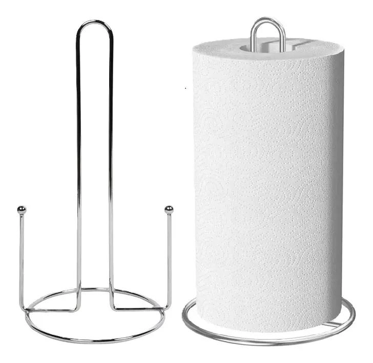 PORTA TOALLAS CROMADO MODERNO PARA COCINA Y COMEDOR - 1