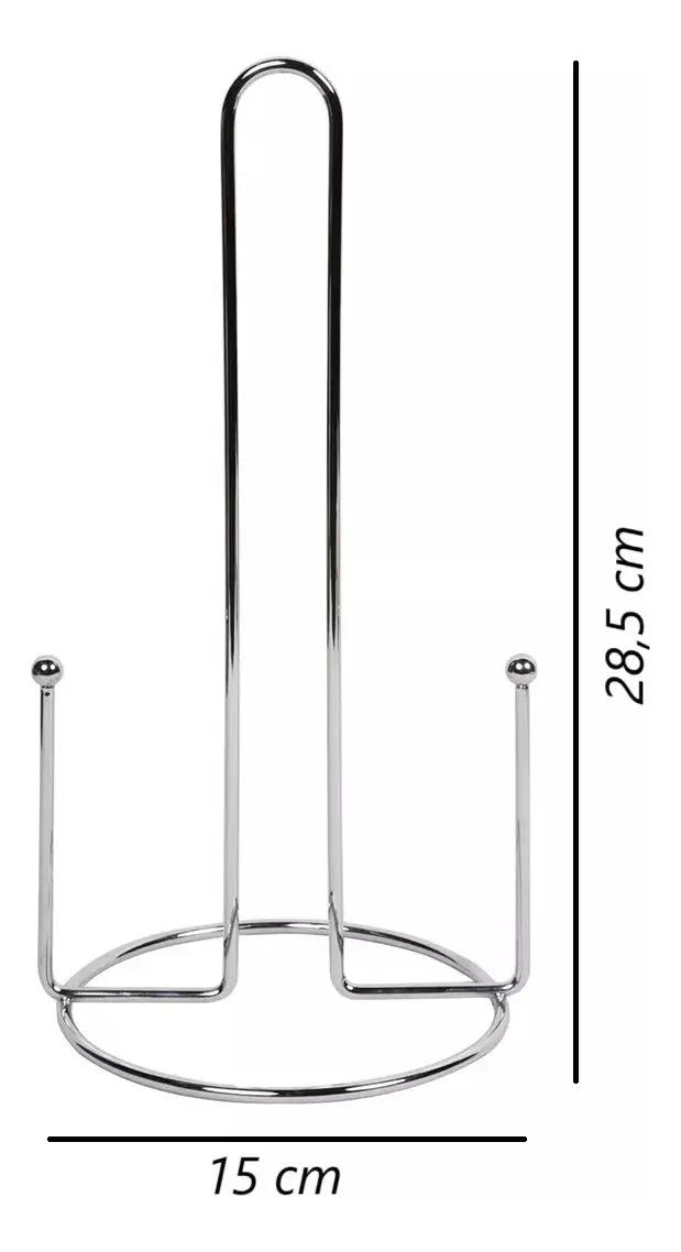 PORTA TOALLAS CROMADO MODERNO PARA COCINA Y COMEDOR - 4