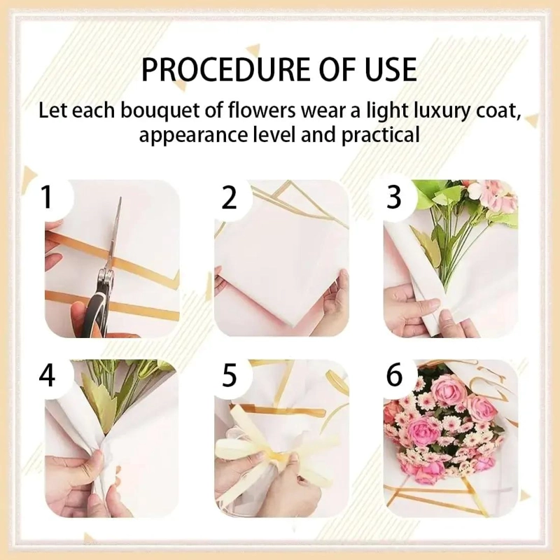 PAPEL COREANO CELOFAN PARA ARREGLOS FLORALES EN 7 COLORES - 7