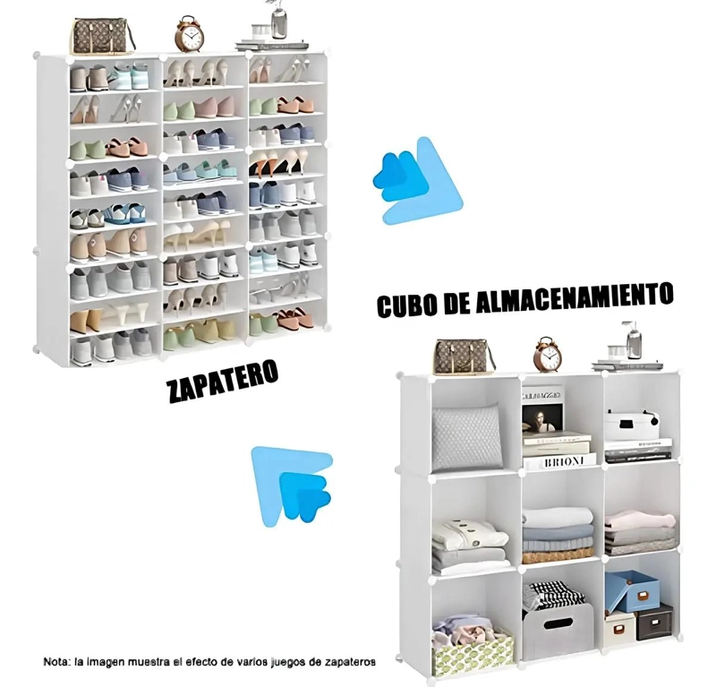 ESTANTE ORGANIZADOR DE ZAPATOS PARA 24 PARES CON 6 PISOS - 4