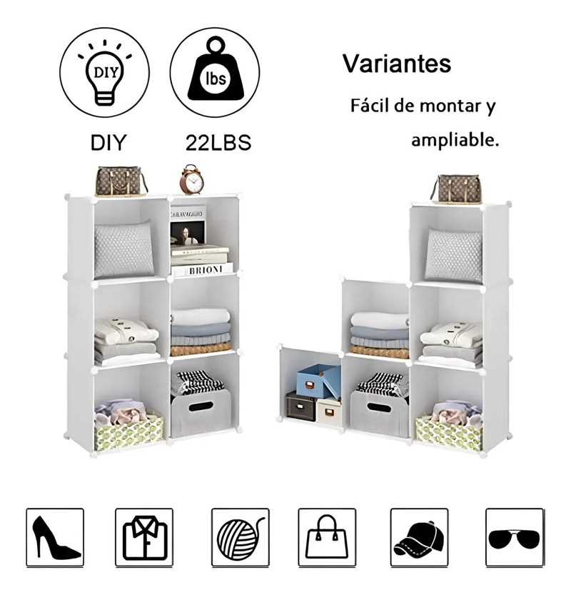ESTANTE ORGANIZADOR DE ZAPATOS PARA 24 PARES CON 6 PISOS - 8