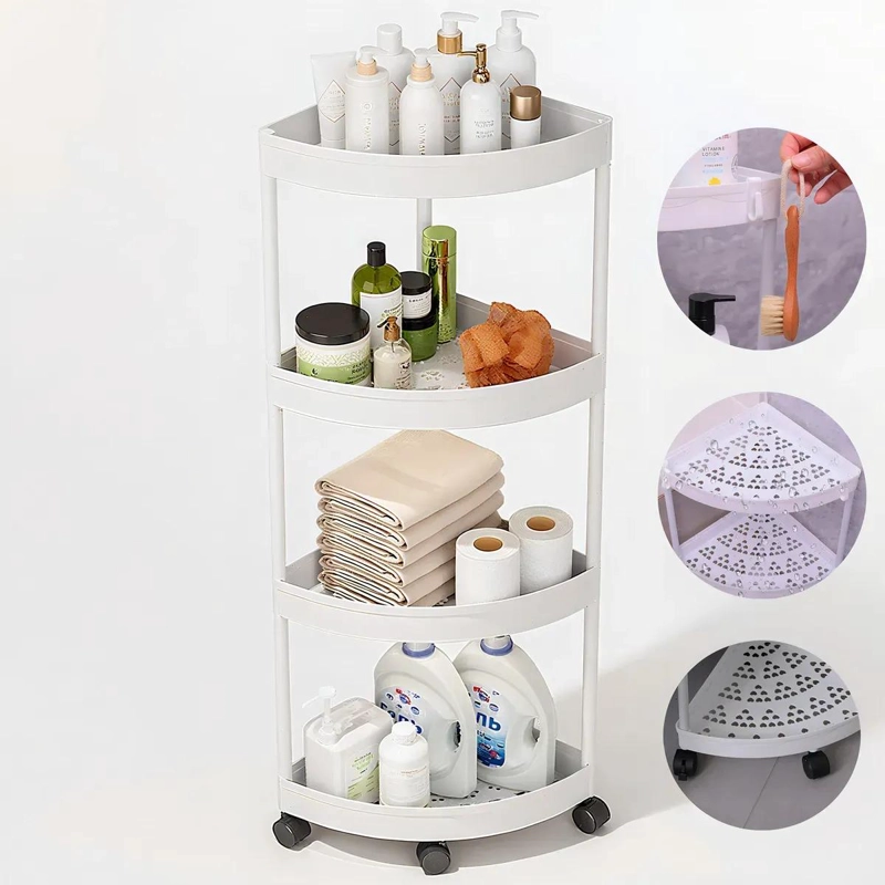 ORGANIZADOR ESQUINERO DE BAÑO CON 4 REPISAS PARA COCINA - 1