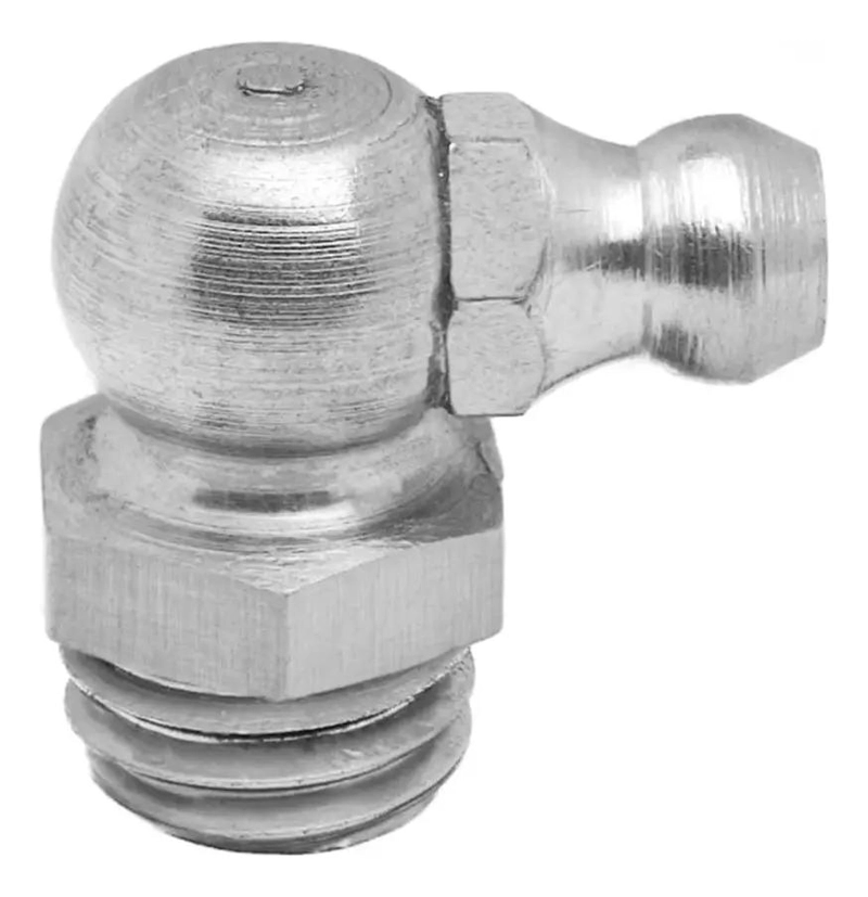 PACK 5 GRASERAS 3/8 SAE 90° CURVA INOX - 1