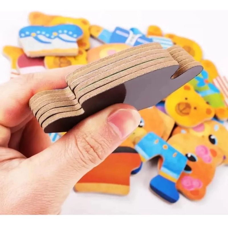 ROMPECABEZAS MAGNE TICO EDUCATIVO PARA NIÑOS DE 36 PIEZAS - 6