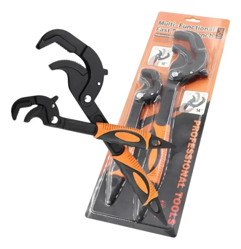 LLAVE FRANCESA AJUSTABLE 38CM CON MANGO ANTIDESLIZANTE - 1