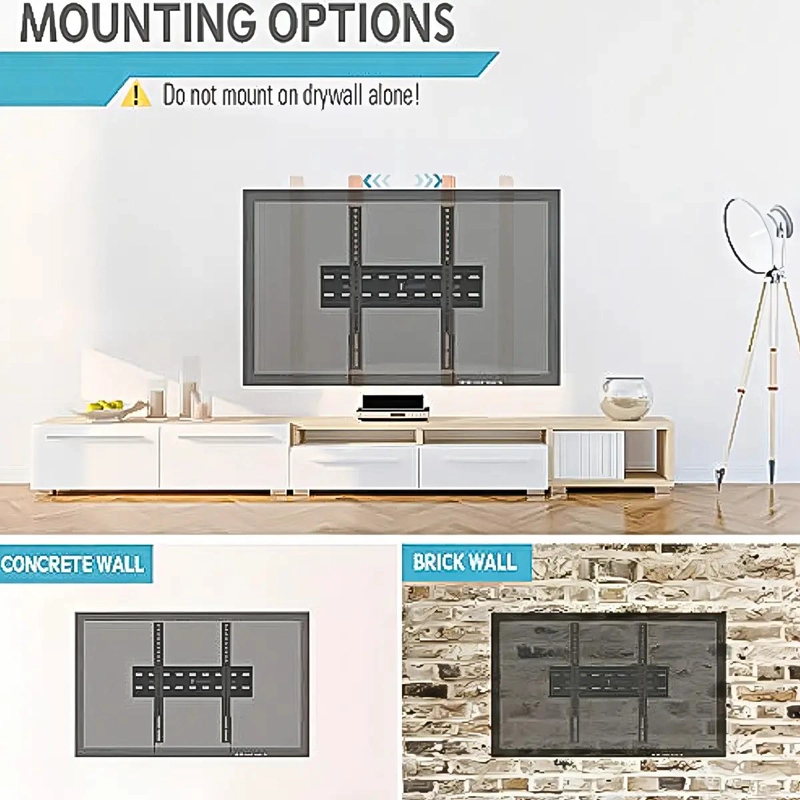 SOPORTE DE PARED FIJO RECLINABLE PARA TELEVISORES DE 32 A 55 PULGADAS - 4
