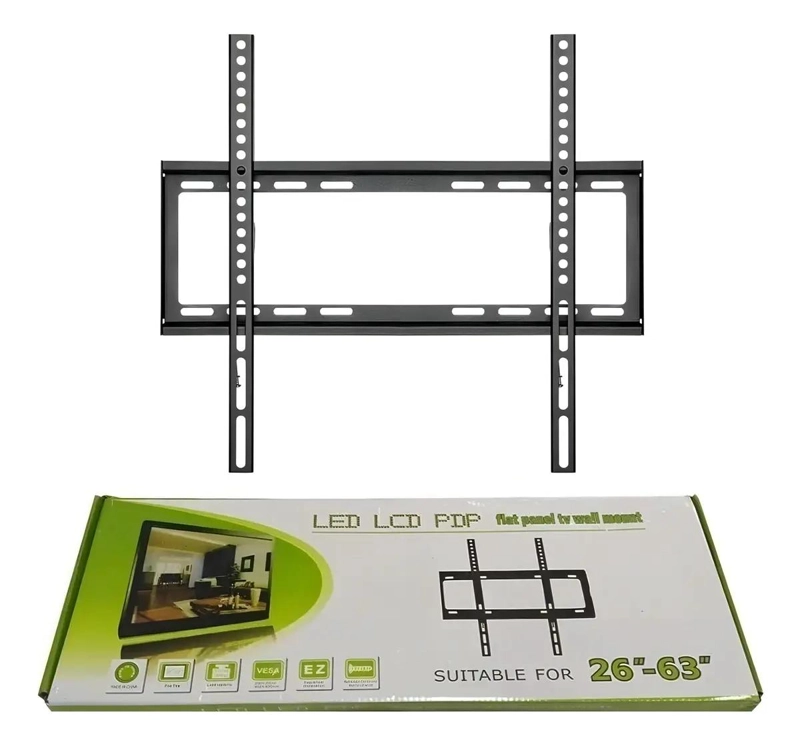 SOPORTE FIJO PARA TELEVISORES DE 26 A 63 PULGADAS COLOR NEGRO - 1