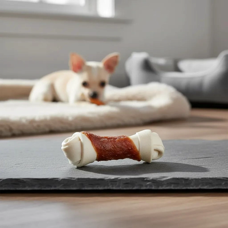 HUESOS DE CARTILAGO CON SABOR A POLLO PARA PERROS 7 UNIDADES - 1