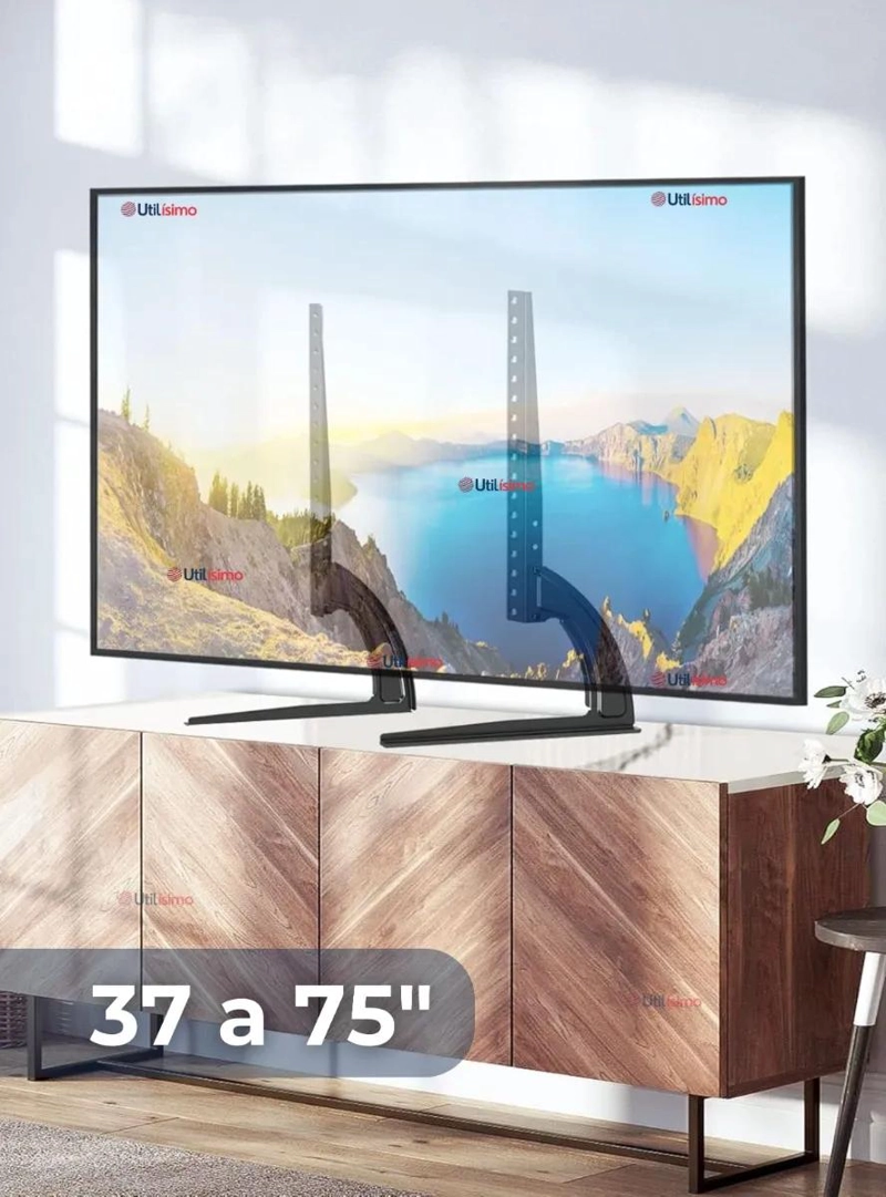 SOPORTE DE MESA AJUSTABLE PARA TELEVISORES DE 37 A 75 PULGADAS - 1