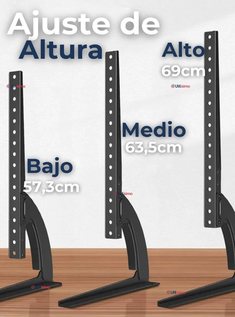 SOPORTE DE MESA AJUSTABLE PARA TELEVISORES DE 37 A 75 PULGADAS - 8
