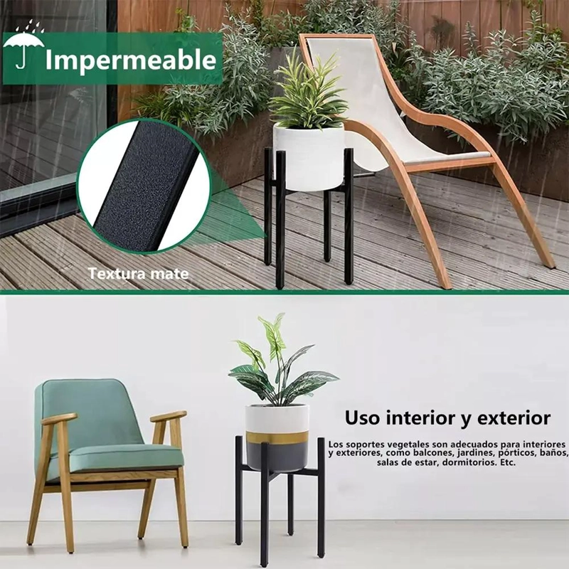 ORGANIZADOR PEDESTAL DESMONTABLE PARA MACETAS DE METAL - 8