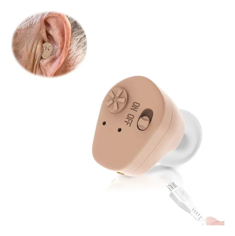 AUDIFONO AMPLIFICADOR AUDITIVO COMPACTO PARA ADULTOS Y NIÑOS - 1