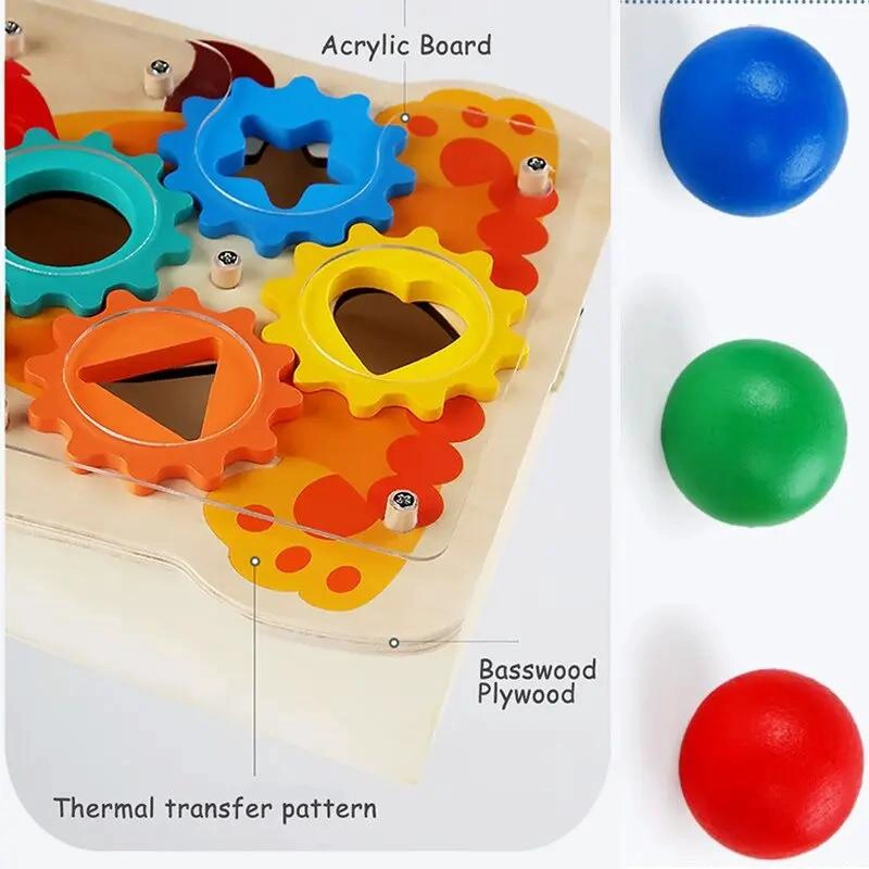JUGUETE DIDACTICO DE MADERA PARA DESARROLLO INFANTIL - 3