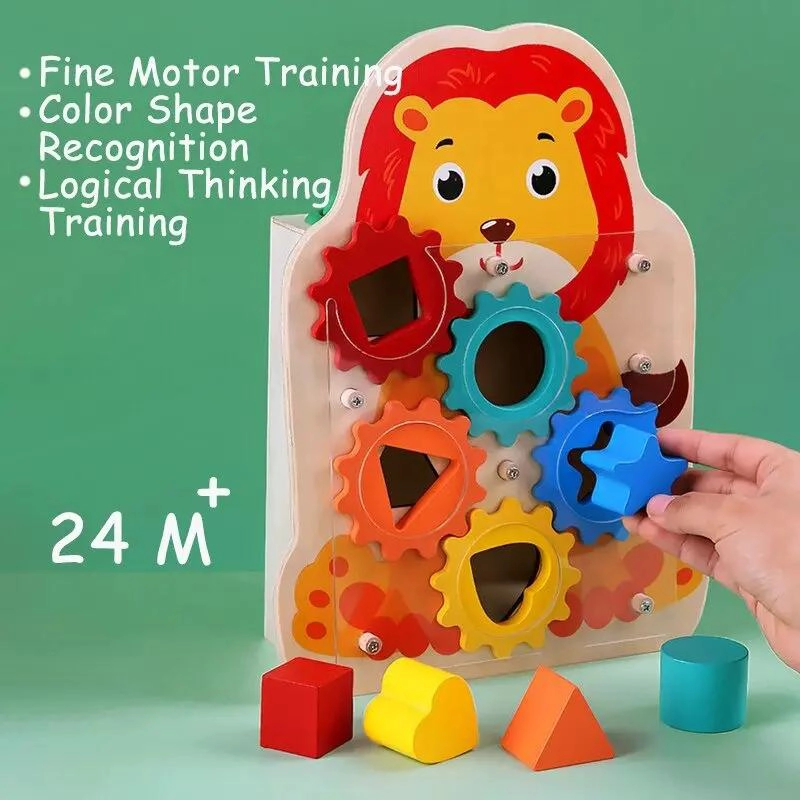 JUGUETE DIDACTICO DE MADERA PARA DESARROLLO INFANTIL - 4