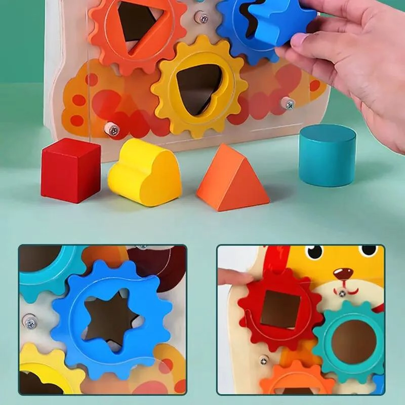 JUGUETE DIDACTICO DE MADERA PARA DESARROLLO INFANTIL - 5