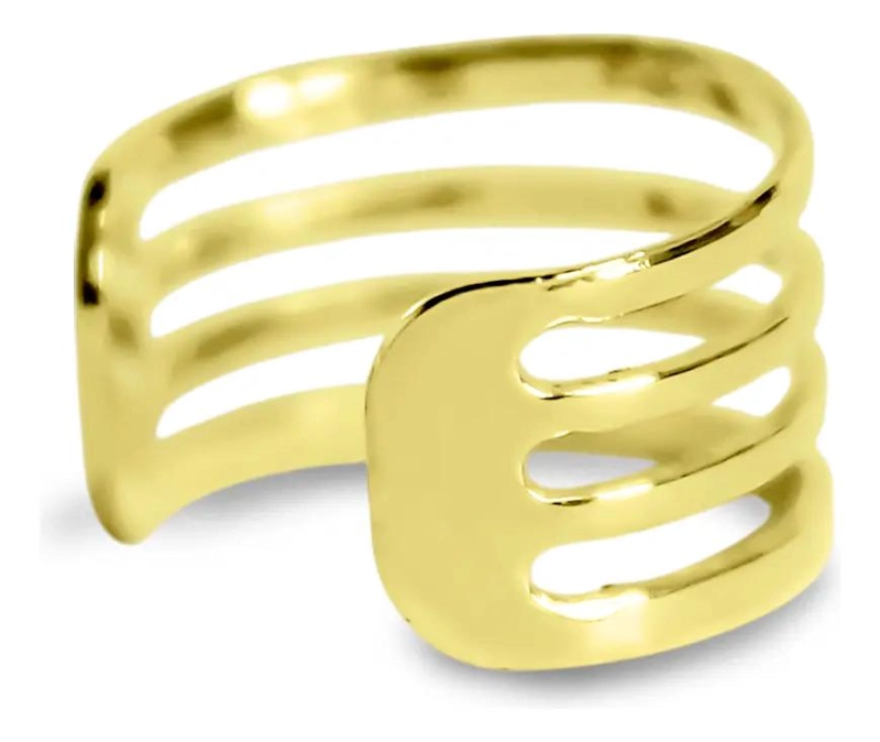 ARO DE ARGOLLAS ENCHAPADO EN ORO 18K PARA MUJER - 2