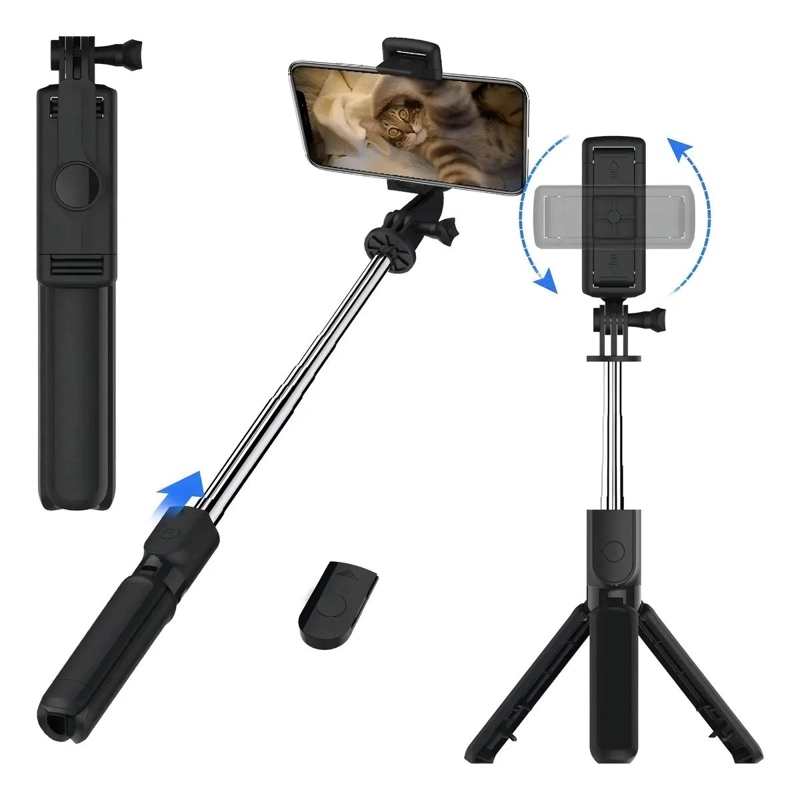 TRIPODE Y PALO SELFIE CON CONTROL REMOTO BLUETOOTH - 2