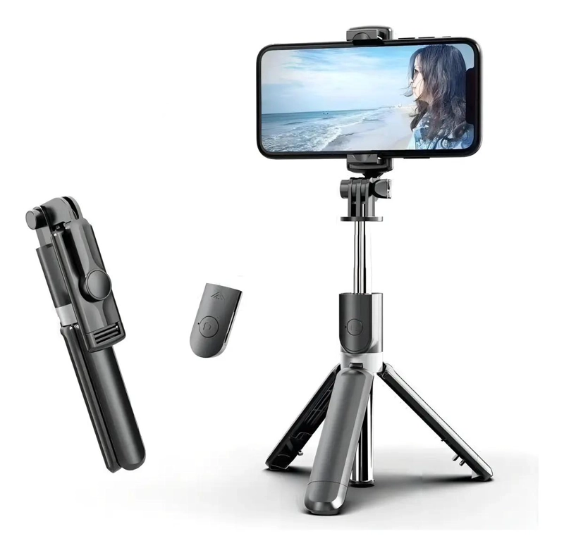 TRIPODE Y PALO SELFIE CON CONTROL REMOTO BLUETOOTH - 3