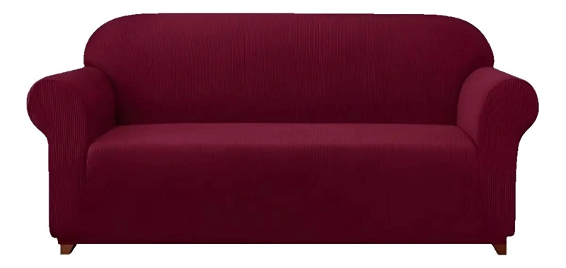 FUNDA PROTECTORA PARA SOFA DE 2 CUERPOS EN TELA CUADRILLE - 1