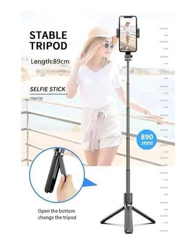 PALO SELFIE TRIPODE BLUETOOTH 3 EN 1 PARA FOTOGRAFIA - 5