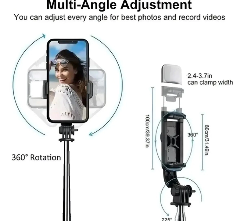 PALO SELFIE TRIPODE BLUETOOTH 3 EN 1 PARA FOTOGRAFIA - 9