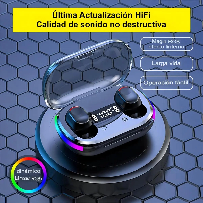 AURICULARES IN-EAR BLUETOOTH CON MICROFONO PARA MUSICA Y PODCASTS - 2