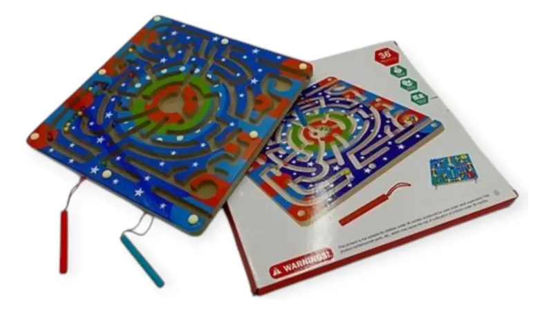 LABERINTO DE BOLAS DE MADERA PARA DESARROLLO INFANTIL - 4