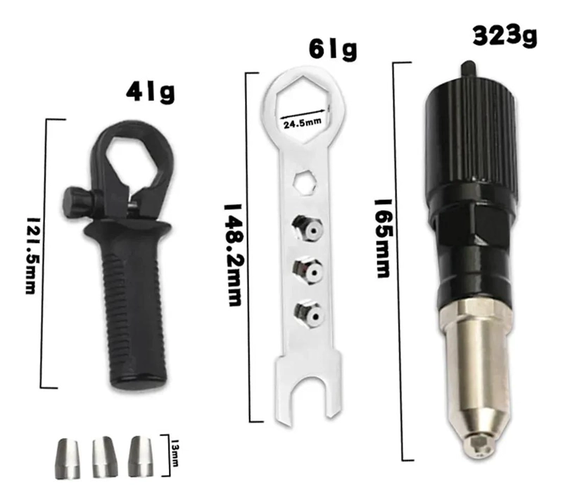 ADAPTADOR MULTIFUNCIONAL PARA TALADRO Y REMACHADORA - 2