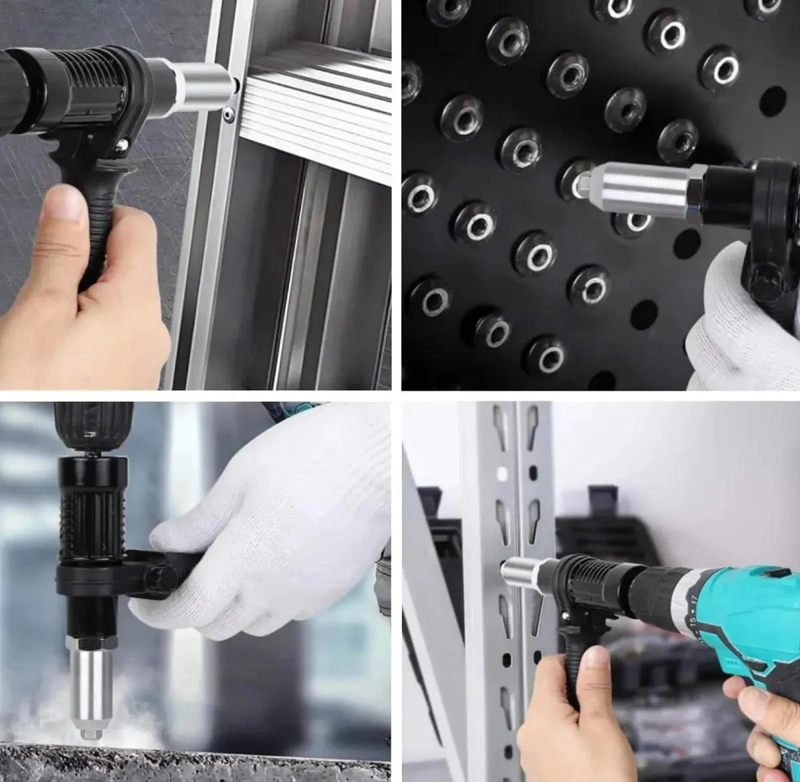 ADAPTADOR MULTIFUNCIONAL PARA TALADRO Y REMACHADORA - 9