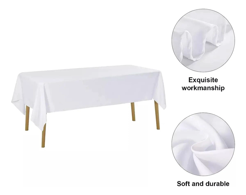 MANTEL RECTANGULAR DE SATE N PARA MESA 3X1.5M EN VARIOS COLORES - 8