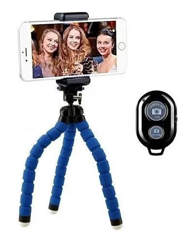 TRIPODE FLEXIBLE PARA TELE FONOS CON CONTROL BLUETOOTH 27 CM - 1