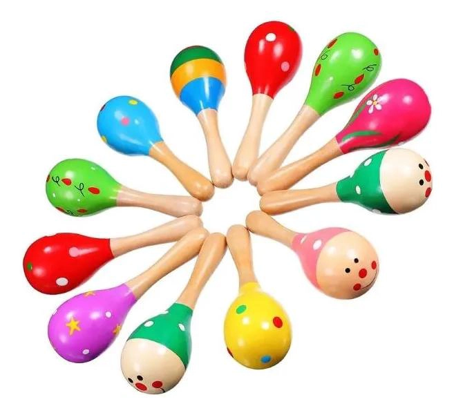 PACK DE 4 INSTRUMENTOS MUSICALES DE MADERA PARA NIÑOS - 3