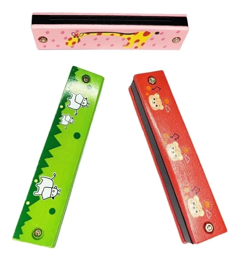 PACK DE 4 INSTRUMENTOS MUSICALES DE MADERA PARA NIÑOS - 4