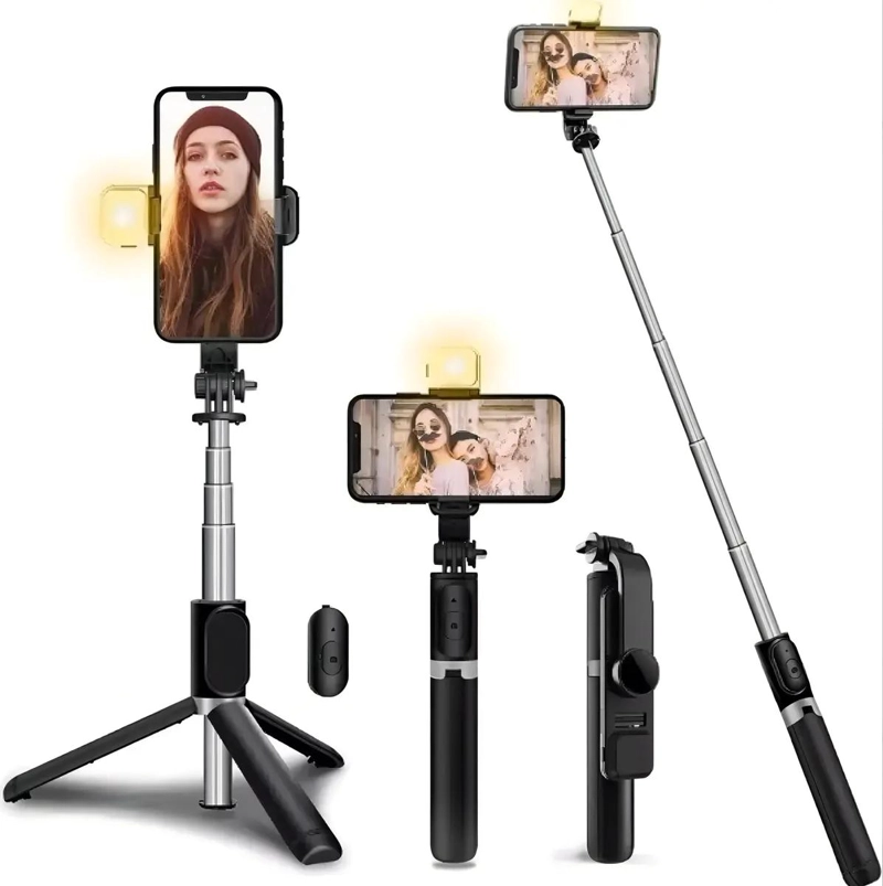 PALO SELFIE TRIPODE BLUETOOTH 3 EN 1 PARA FOTOGRAFIA - 8