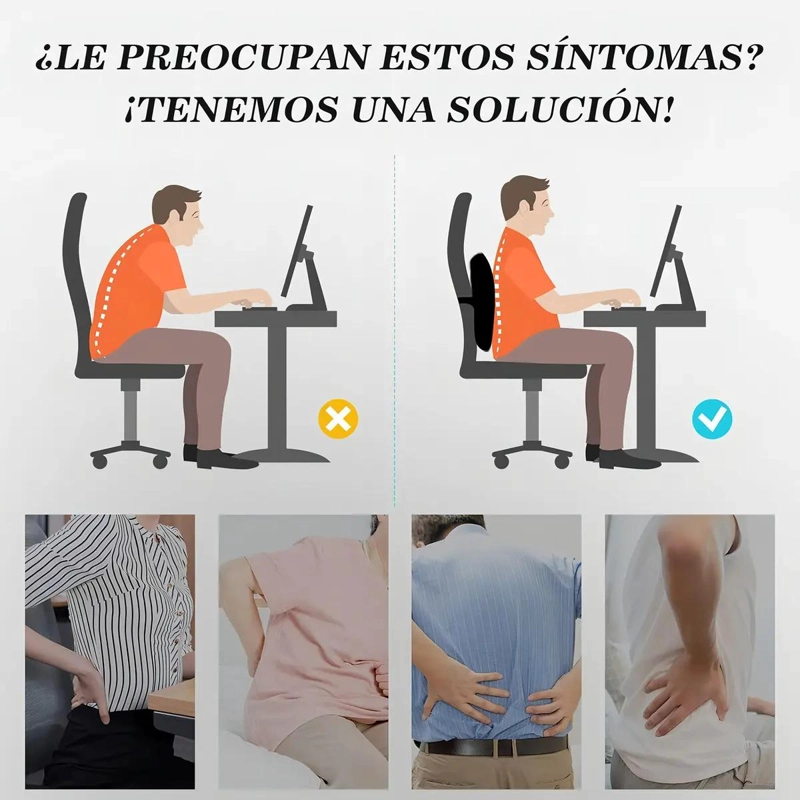 ALMOHADA CURVA PARA SOPORTE LUMBAR EN SILLA DE RUEDAS - 3